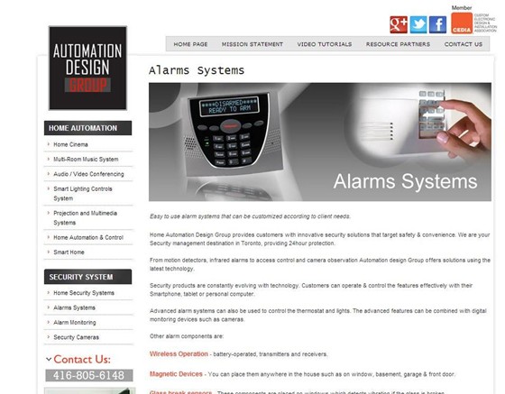 Web Design & Development: Automation Design Group