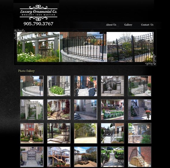 Web Design & Development: Luxury Ornamental Website
