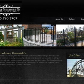 Web Design & Development: Luxury Ornamental Website