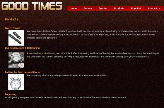 Web Design & Development: Good Times Canada Website