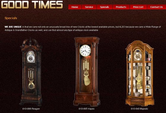 Web Design & Development: Good Times Canada Website